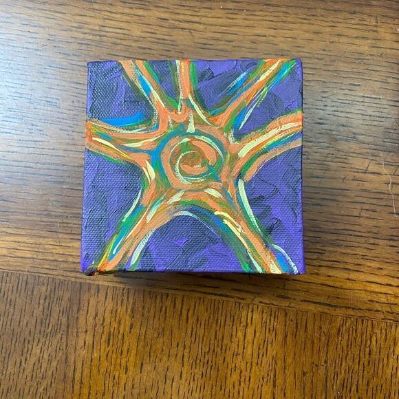 “Neural” Original Painting on Canvas - Picture 8 of 9